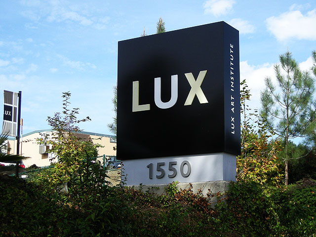 Lux Monument Sign